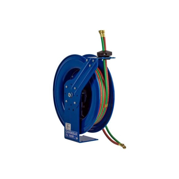 Coxreels Dual Hose Spring Rewind Hose Reel For Oxy-Acetylene: 1/4" I.D., 50' Hose, 200 PSI SHW-N-150 - main
